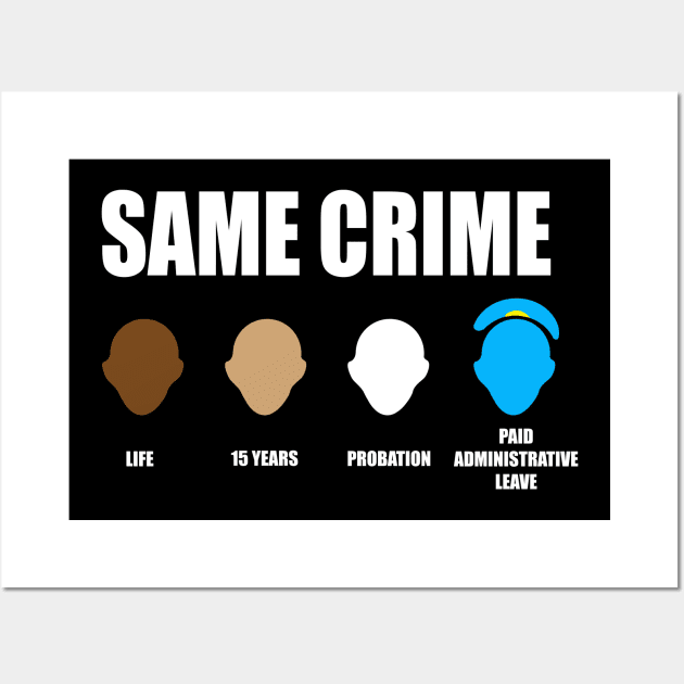 Same Crime Wall Art by Your Design